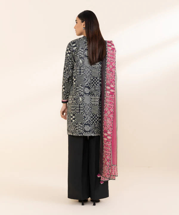 3 Piece - Printed Lawn Suit